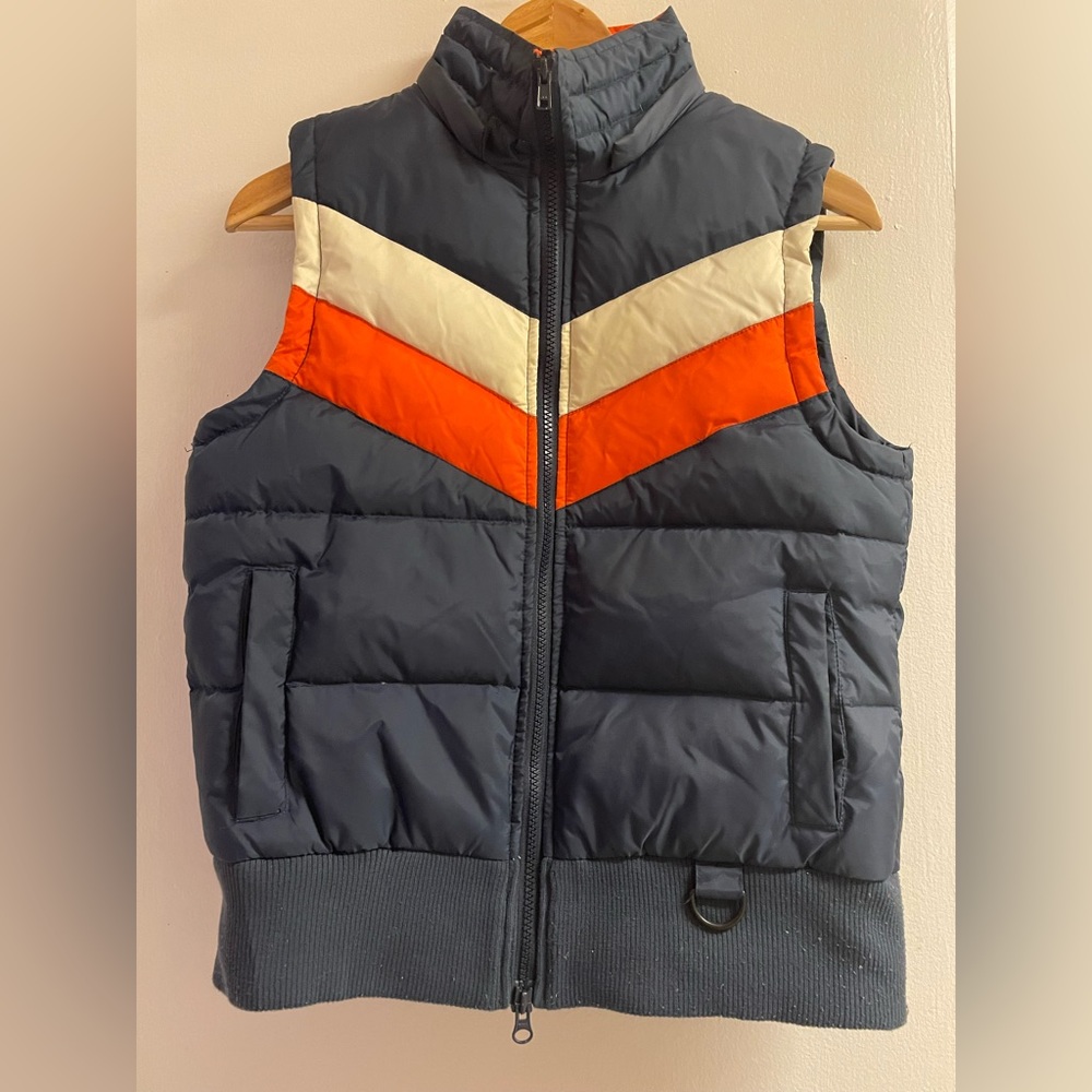 Vintage Delia’s Feather Vest, size medium